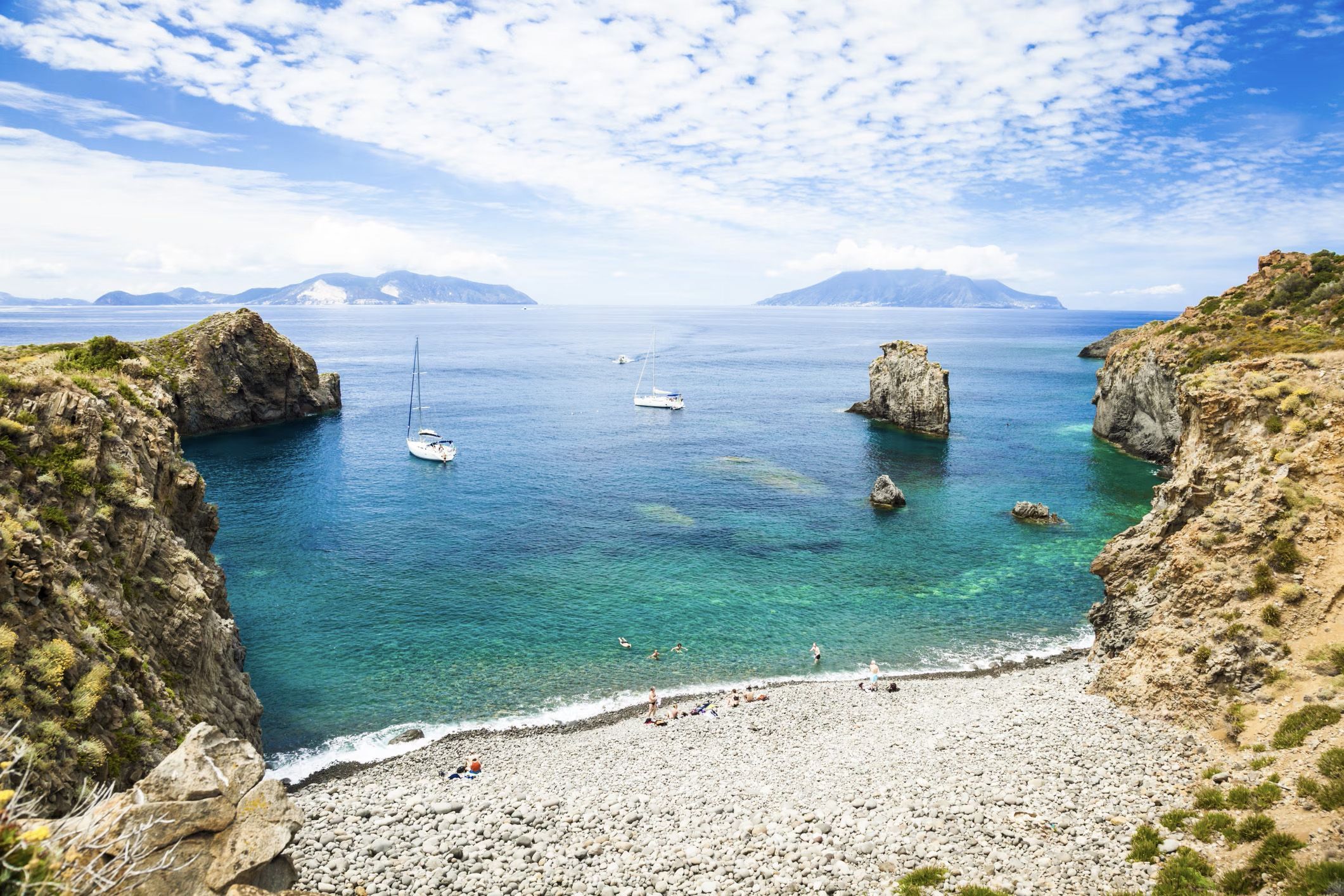Panorama Lipari — Islas Eolias